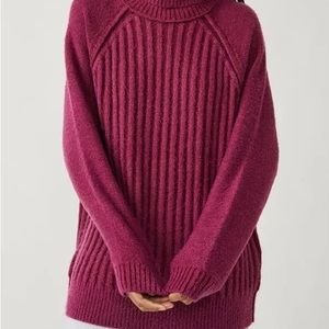 Oversized free people, turtleneck sweater